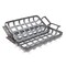 Contemporary Home Living Set of 2 Gray Rectangular Woven Tray with Side Handles 22.75"